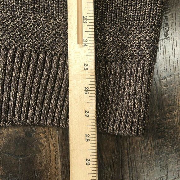 Red Head Men’s Size‎ XXL 100% Cotton Knit Button Sweater Heather Brown Grandpa - Picture 7 of 12